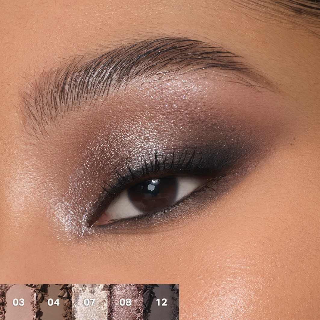 Paleta senčil za oči Morphe Moon Stone (12 barv) - 15 g