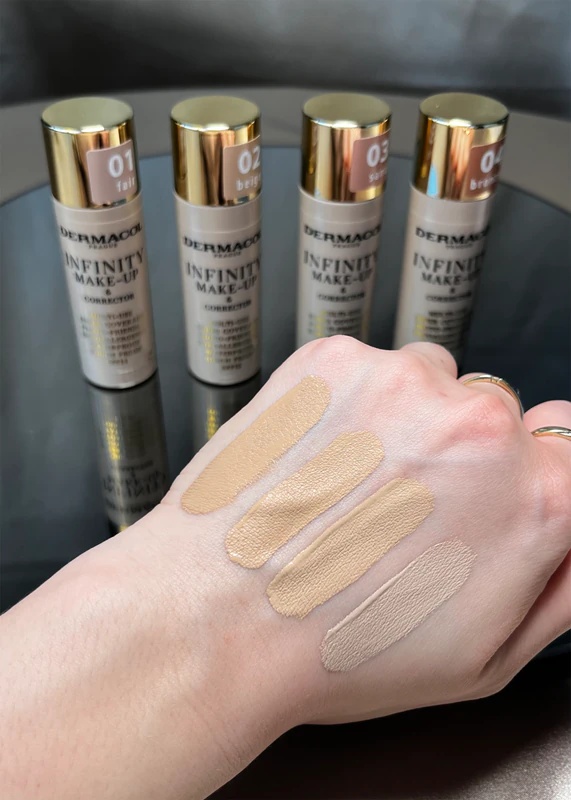 „Dermacol Infinity“ itin padengiamas makiažo pagrindas SPF 15