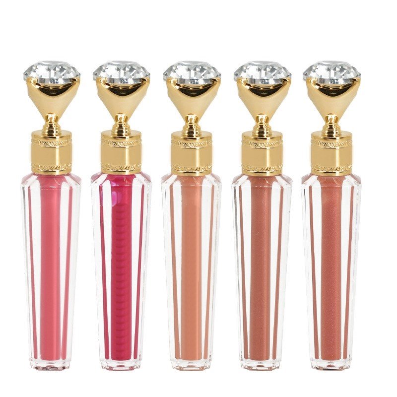 Gloss à lèvres mat de marque privée, logo personnalisé, vente en gros, fournisseurs de gloss à lèvres de marque privée, rouge à lèvres liquide Diamond Foggy en tube