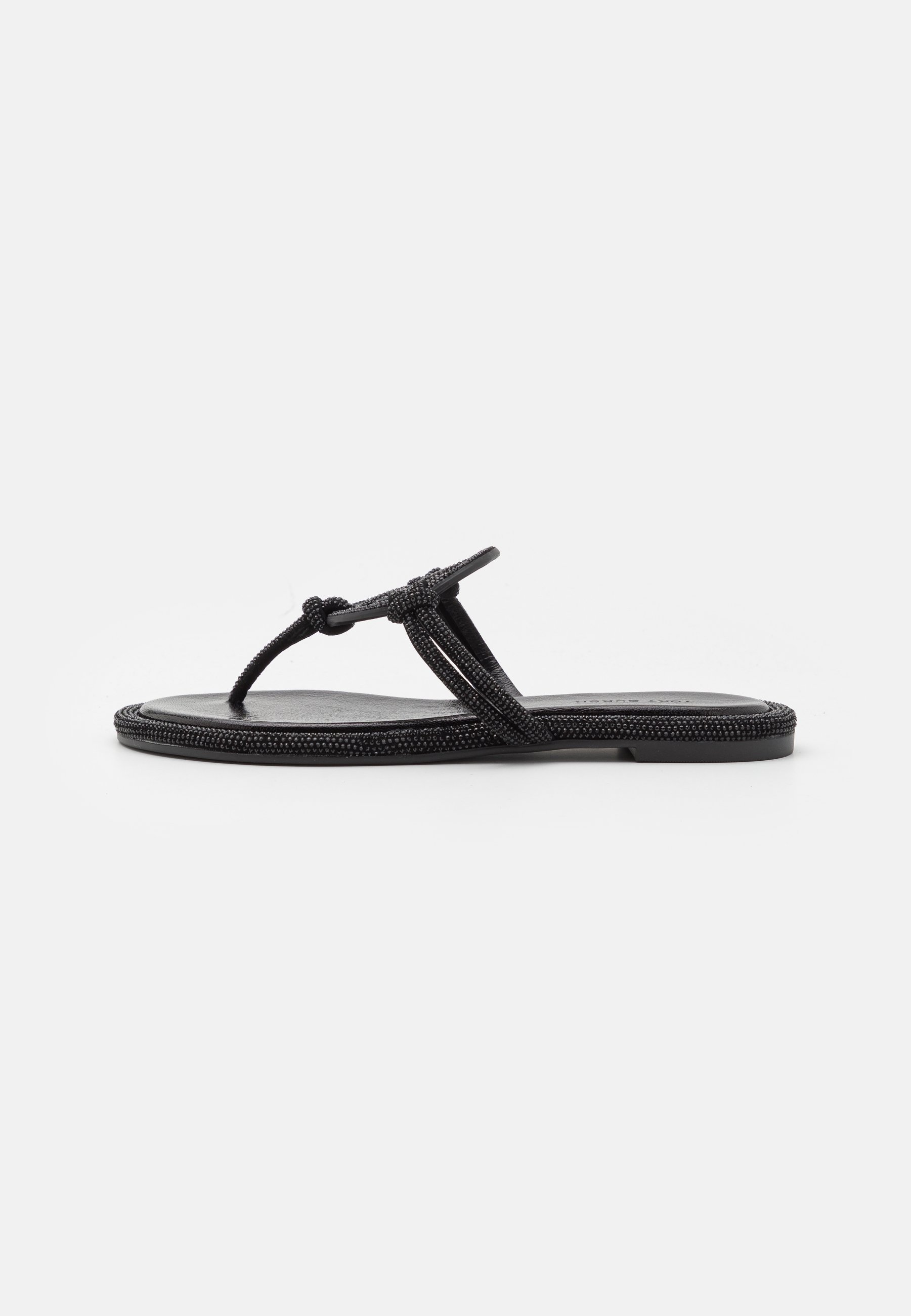 Tory Burch MILLER KNOTTED PAVE - T-band sandalen - perfect zwart
