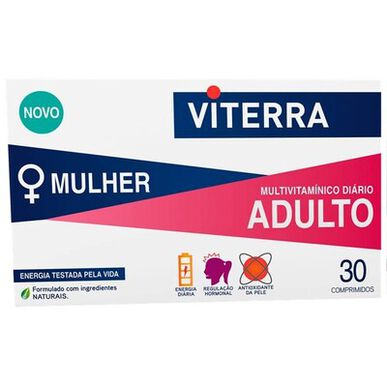 Viterra Suplemento Alimentar Multivitamínico Mulher      30 comprimidos 30 comprimidos