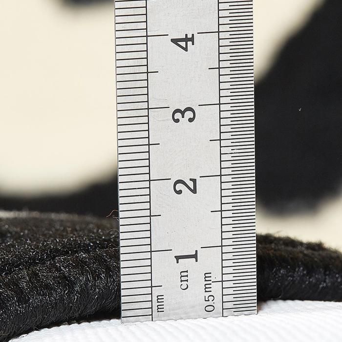Wohnzimmerteppich 160x225 schwarz gewebt rechteckig Tiermuster LYN1 ZEBRO