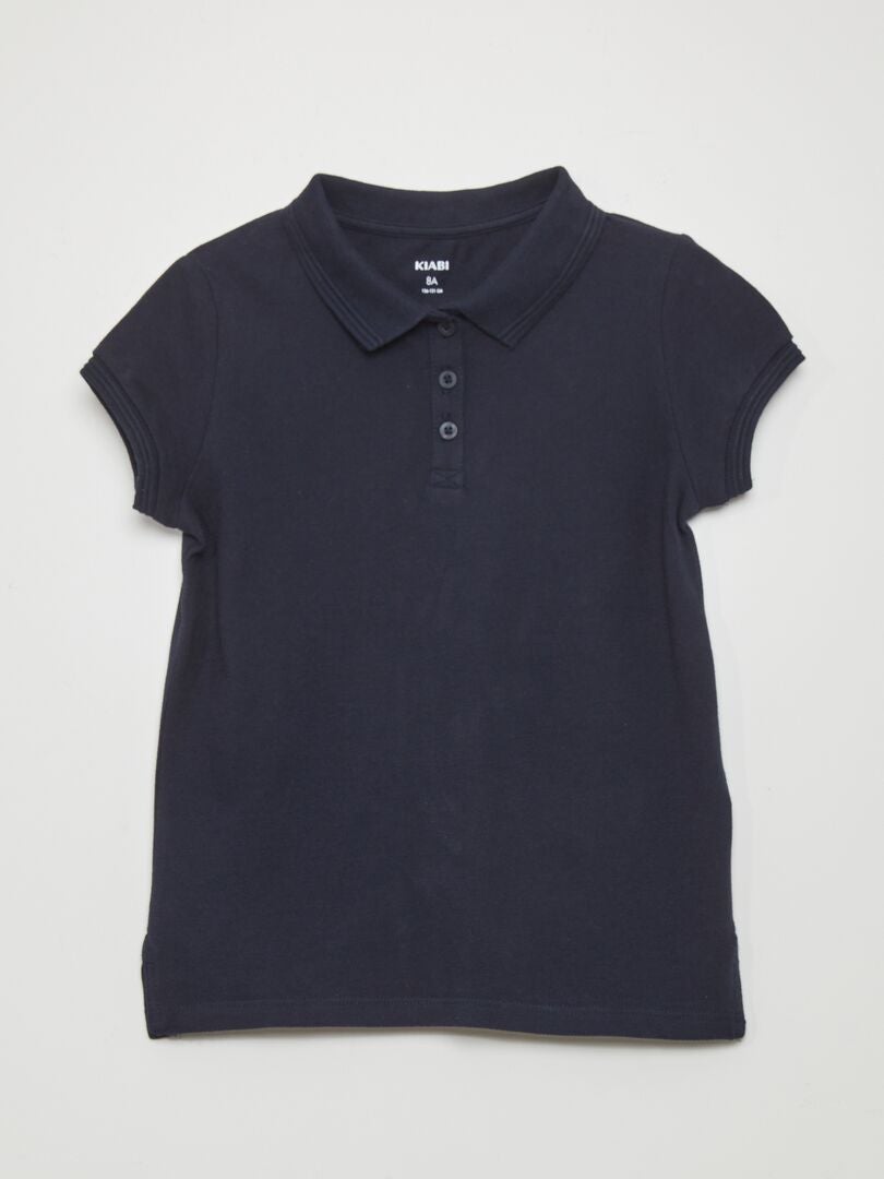 Polo de manga corta - azul