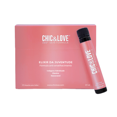 Chic&Love Skin Formula ihonhoitolisä, 20 pulloa.