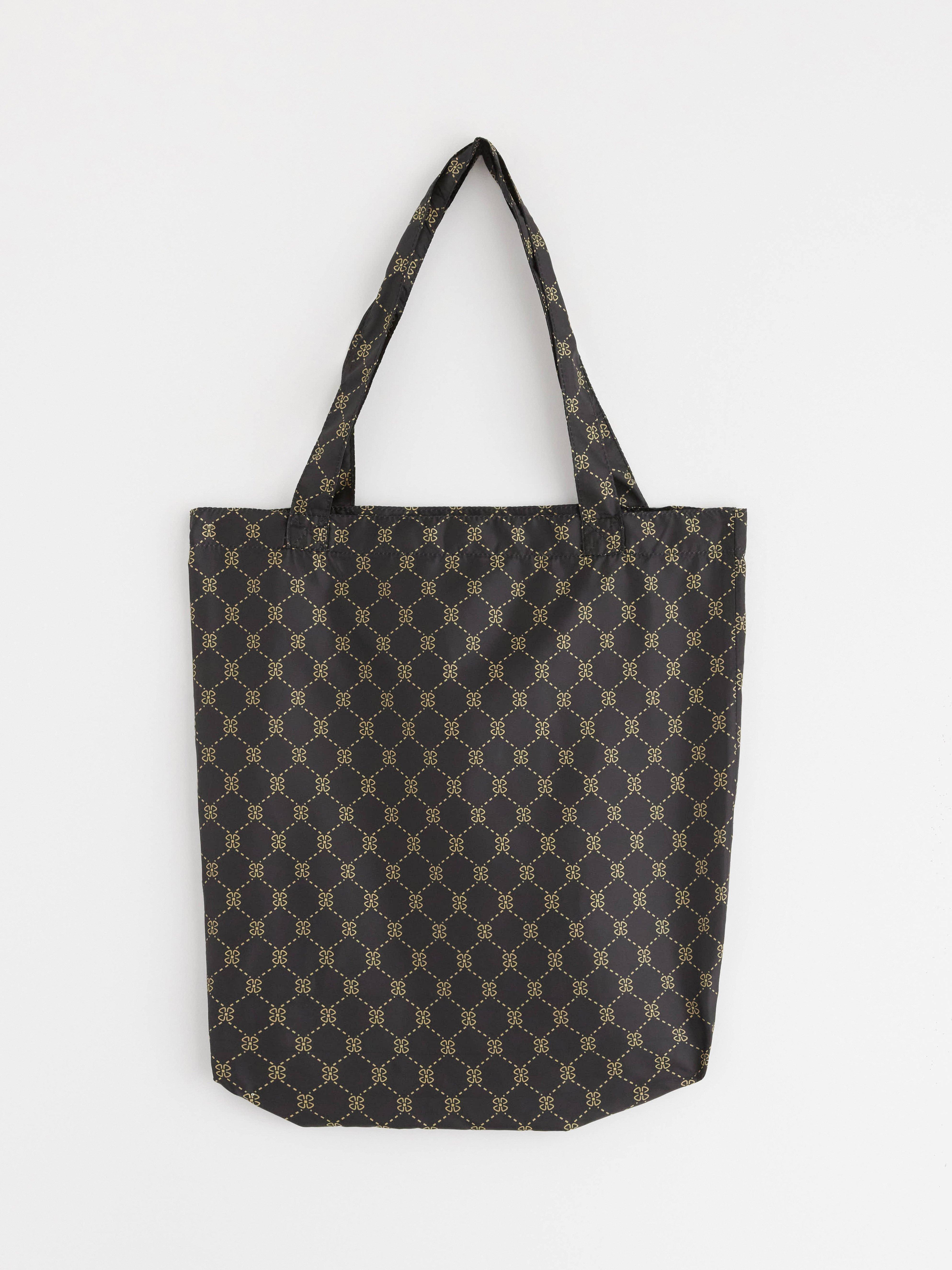 Bolso de compras plegable negro