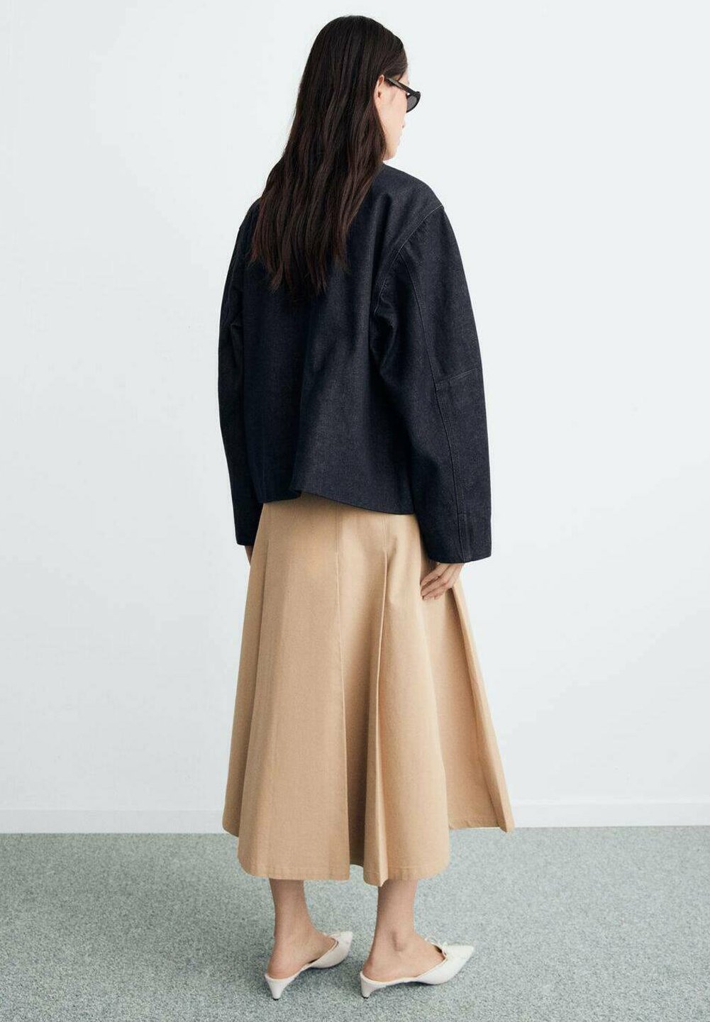 Mango denimjack - open blauw
