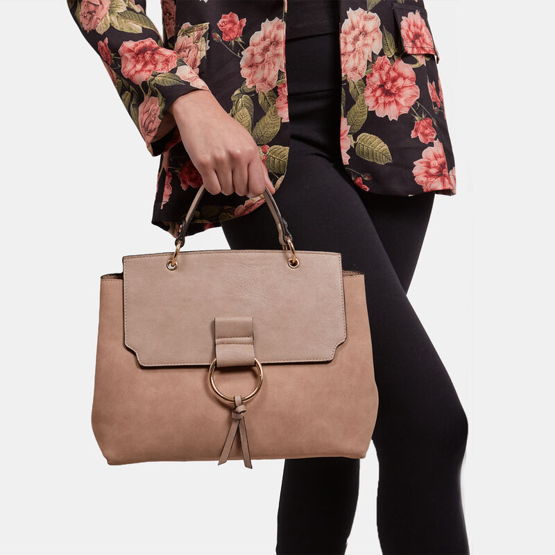 Borsa a mano con fibbia