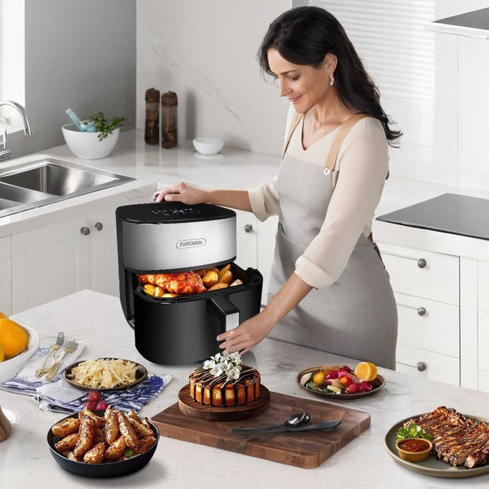 Friteuse à air - KOTICIDSIN - KotiCidsin - 2000 W - 9 L - Écran Tactile LED