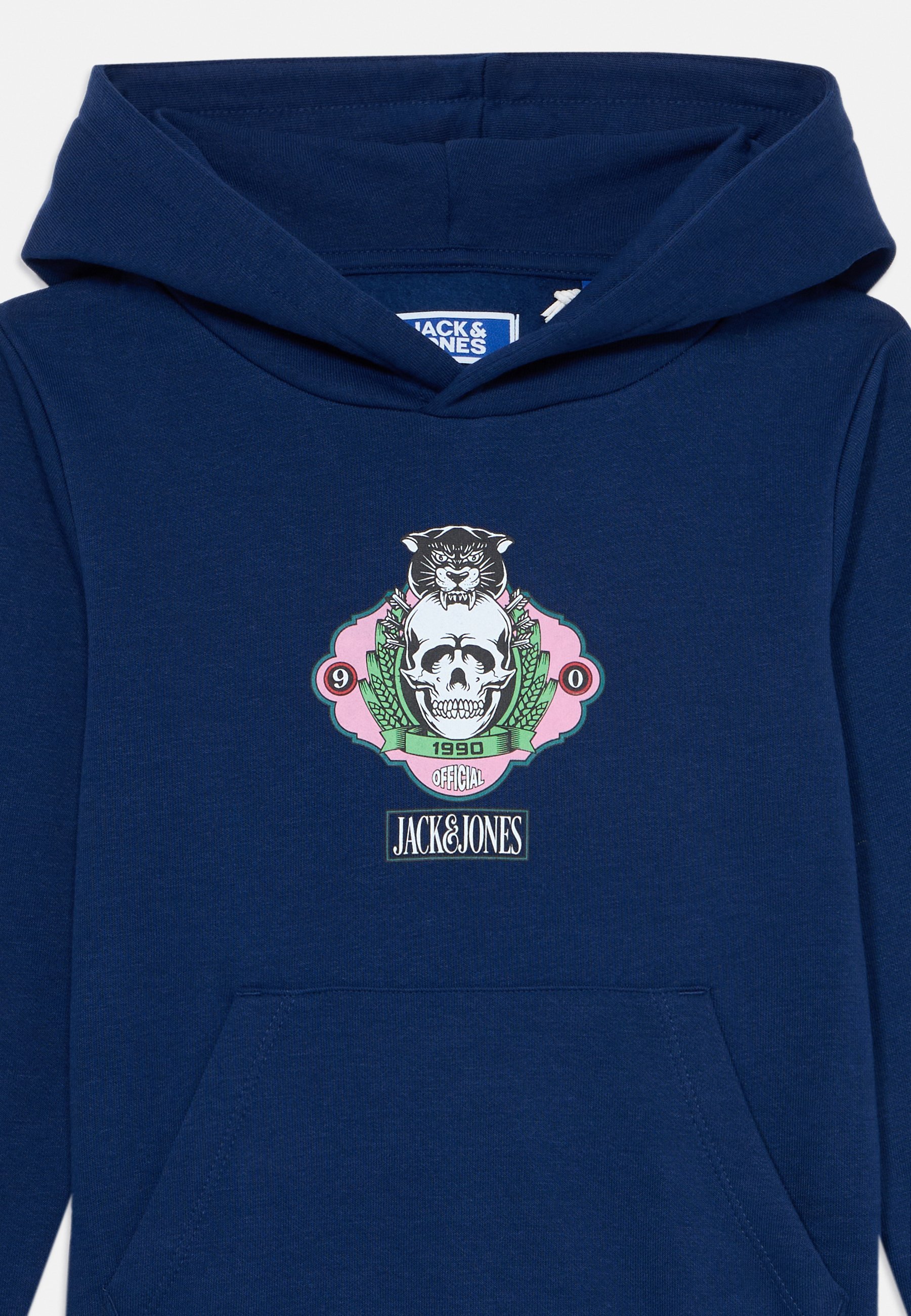 Sweat-shirt à capuche Jack & Jones Junior JOSKULL NATURE - grotte océanique