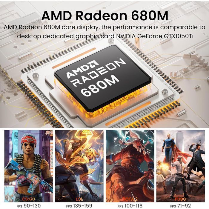 PC Portables Gamer - ACEMAGIC - AMD Ryzen 9 6900HX (8C/16T, jusqu'à 4,9GHz) Ordinateur 16