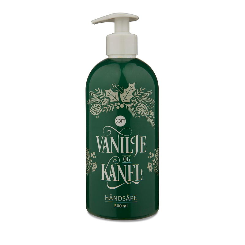 Jabón líquido suave para manos 500 ml Vainilla/canela navideña, ramitas