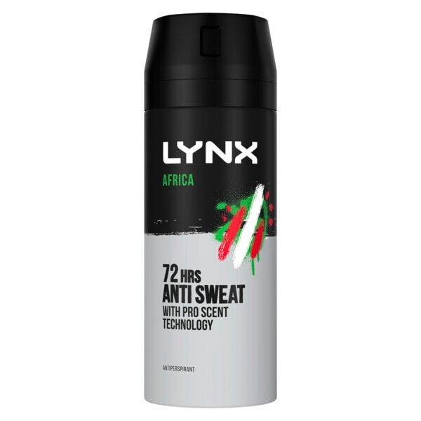 Lynx 72hodinový antiperspirant deodorant ve spreji Africa 150ml