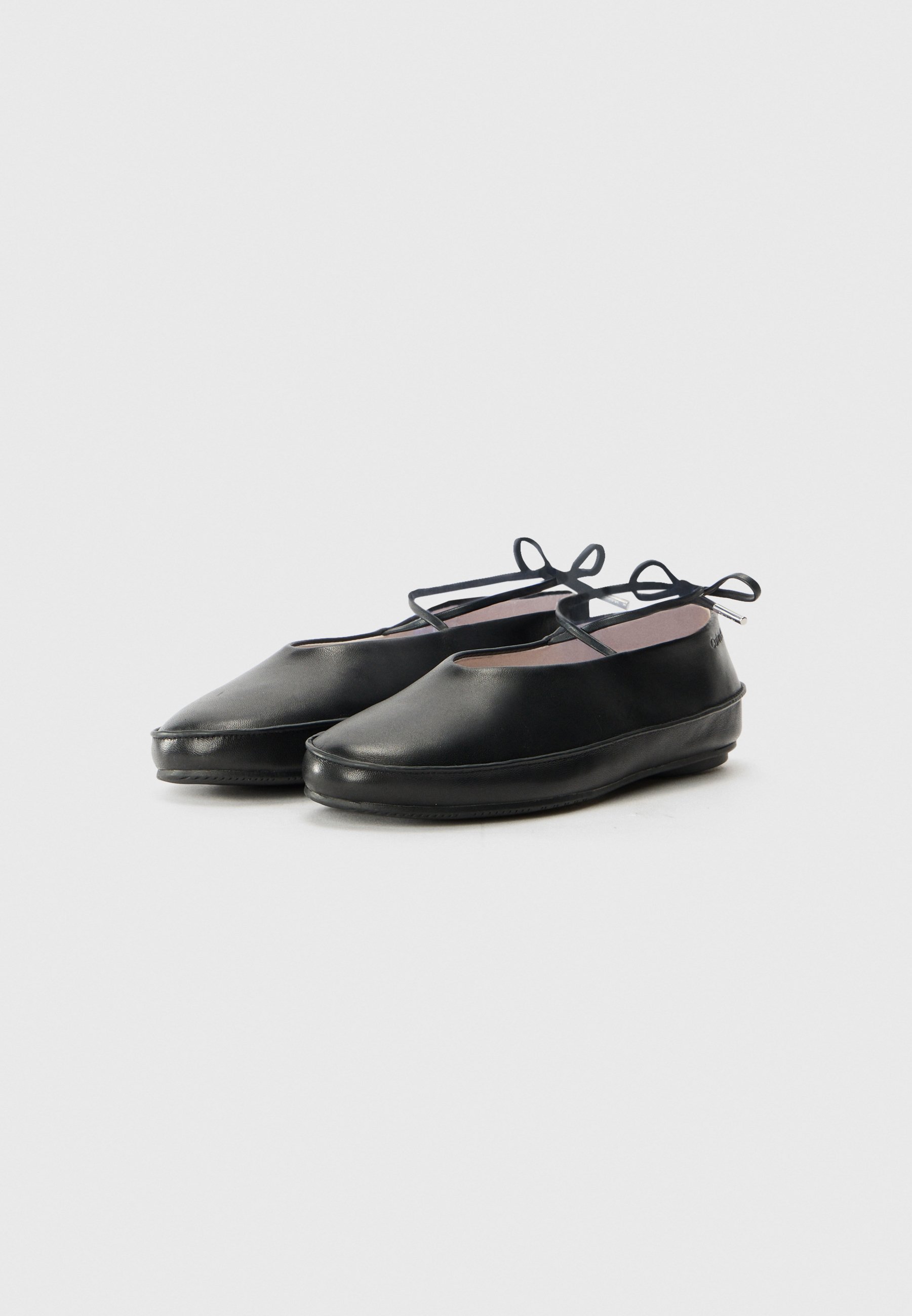 Calvin Klein MARY JANE STRAP - Ballerina's met enkelbandje - zwart