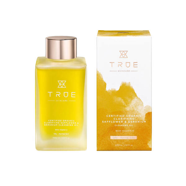 TRUE Skincare Safflor & Geranium Rengöringsolja 110ml