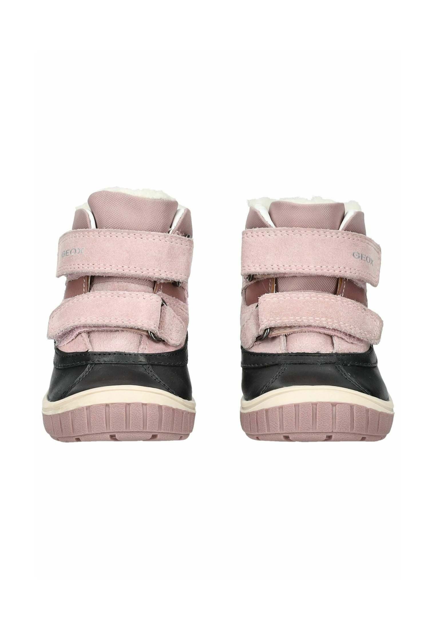 OMAR WPF - Talvisaappaat - black/roosa Geox