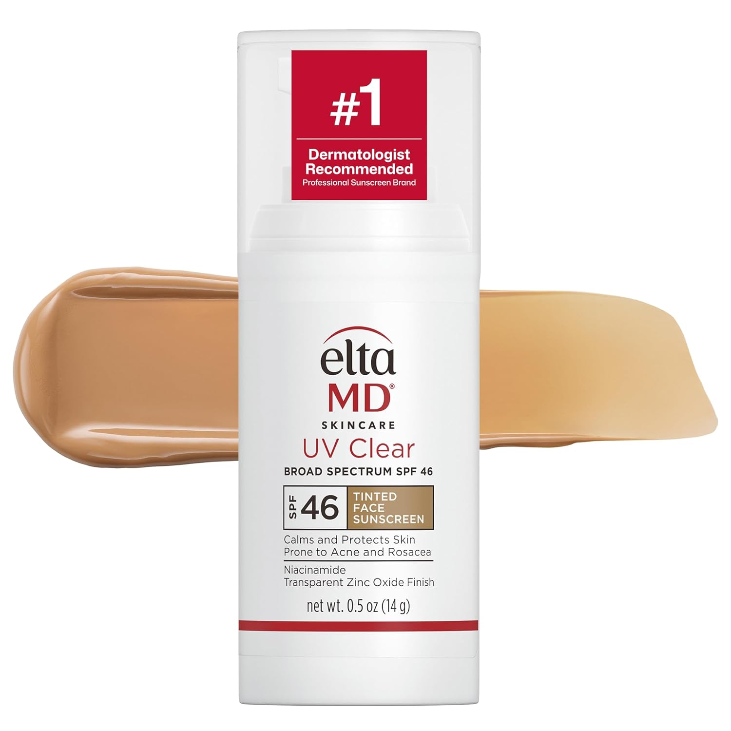EltaMD UV Clear Face Sunscreen SPF, Oil-Free Sunscreen with Zinc Oxide, Dermatologist Recommended