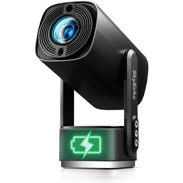 Projector - SKYECHO - FreeONE-Pro - 1080P - Verbeterde 4K - Ingebouwde batterij met een gebruiksduur van 2 uur
