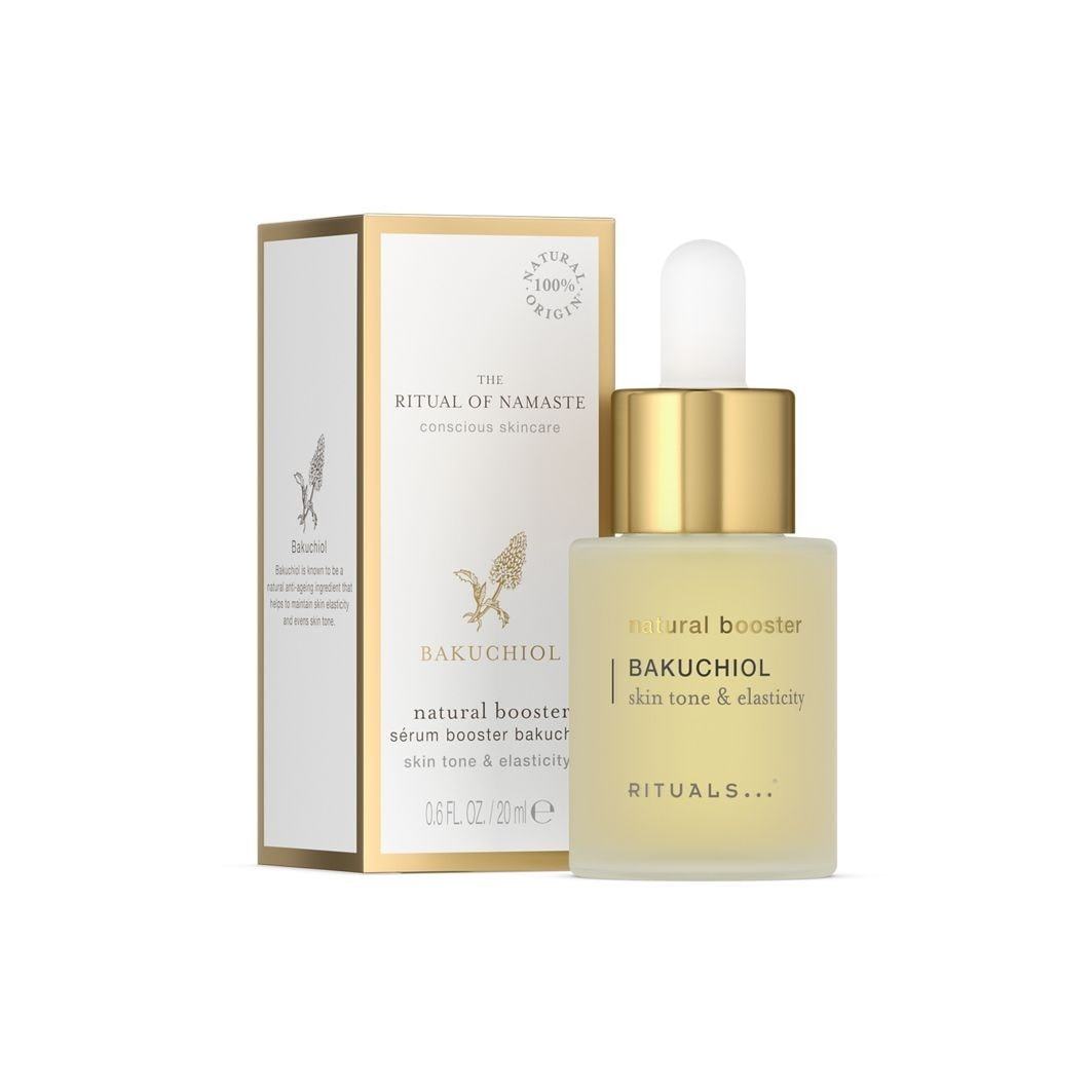 „Rituals“ senėjimą stabdantis serumas „The Ritual of Namaste Bakuchiol“ natūralus stipriklis – 20 ml