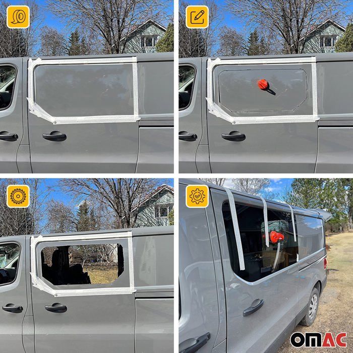 Sliding Side Window for Caravan/Motorhome, Right-Hand Facing, 800x270