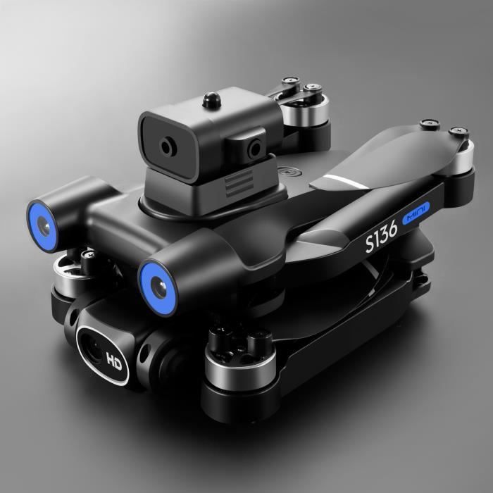 Dragon Touch 6K HD Drone double caméra Wifi GPS professionnel Six axes Contrôle à distance 3000M moteur sans balais 2 batteries
