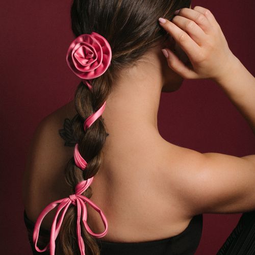 Oh My Hair višenamjenska mašna za vrat i kosu s cvijećem Dodaci za kosu