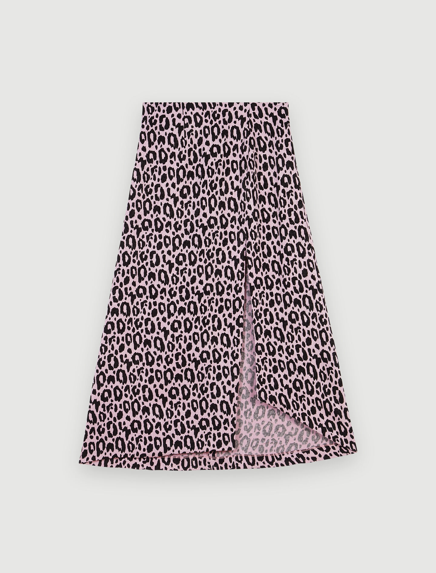Roze midi-rok