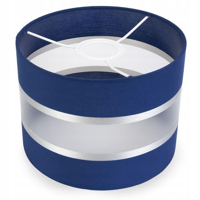 Cilindervormige lampenkap - Light-Home - ELEGANCE 2030/20 - Chromen band - 8 kleuren - 20 cm