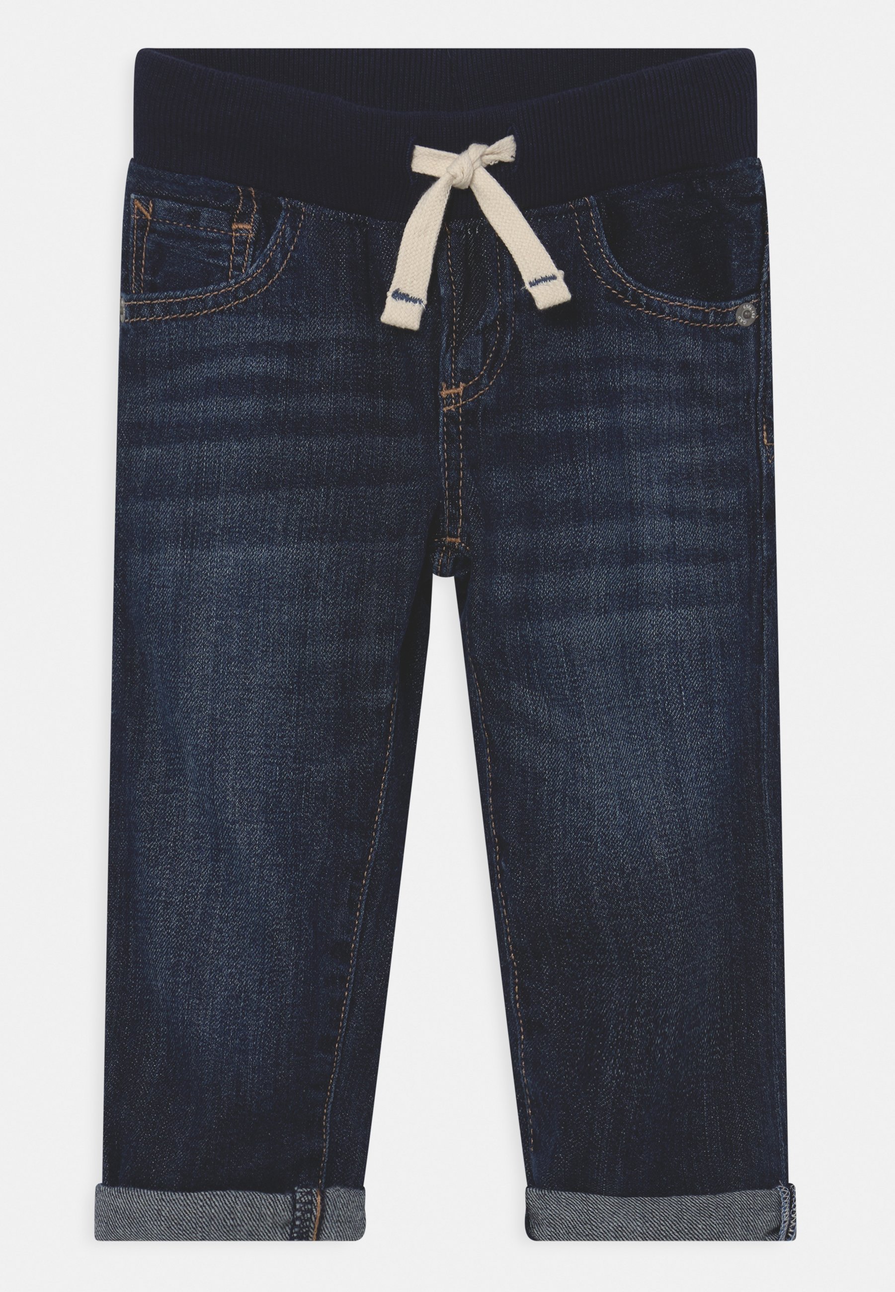 GAP BABY & TODDLER PULL-ON SLIM JEANS - Slim fit jeans - donker indigo wassing