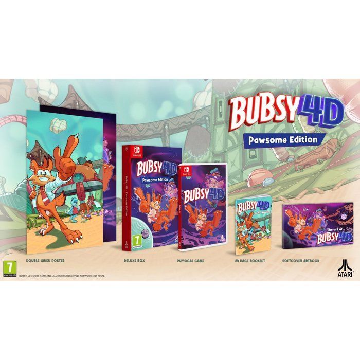 Bubsy 4D Pawsome Edition - SWITCH Game