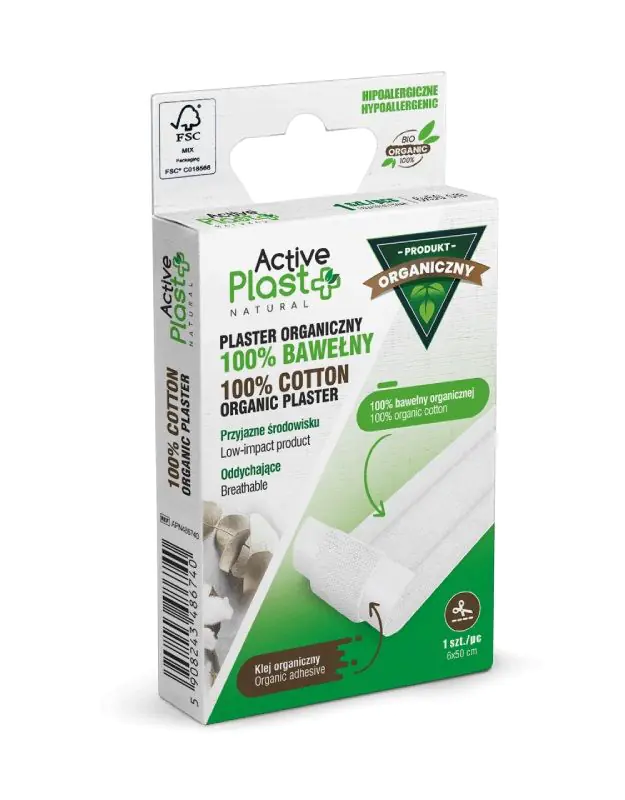 Active Plast Natural BIO, Plaster do cięcia, 6x50cm