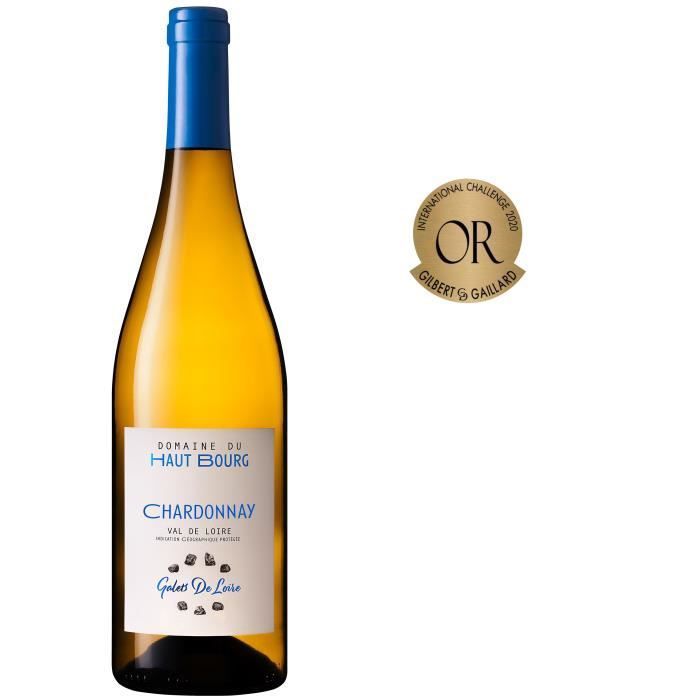 Domaine du Haut Bourg 2023 Val de Loire Chardonnay - Vin blanc du Vallée de la Loire x6