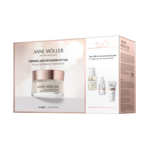 Darilni set dnevne kreme Rosâge Firming and Repairing Ritual Extra Rich Luksuzni darilni seti