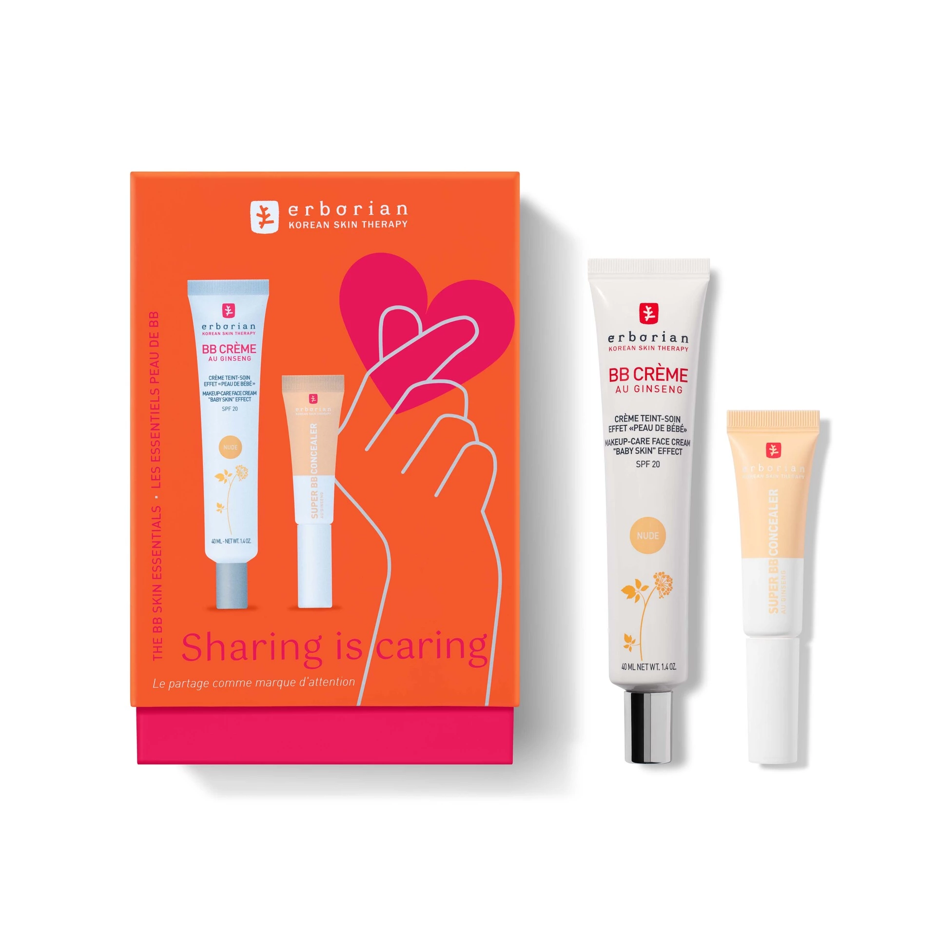 Kit Duo Best Seller pentru Sărbători - Cutie Cadou BB Nude - Erborian