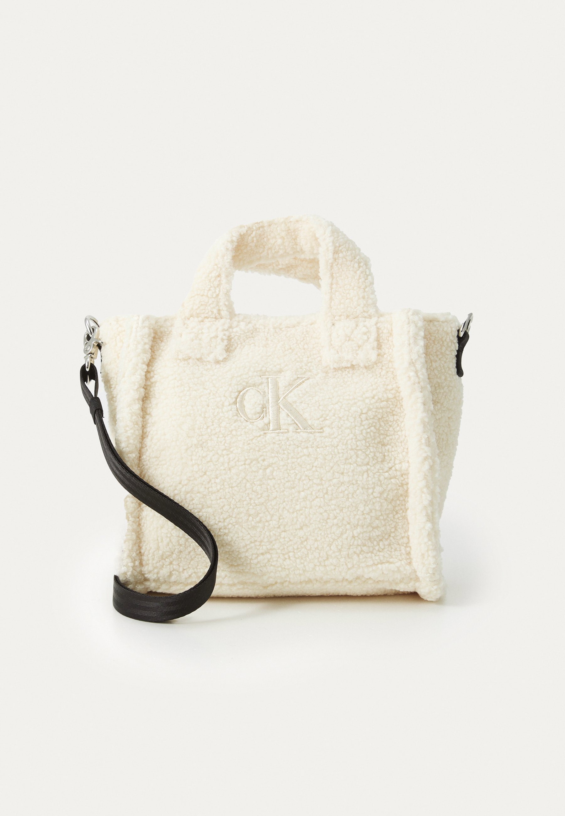 Calvin Klein Jeans TOTE BAG UNISEX - Handtas - whitecap grijs