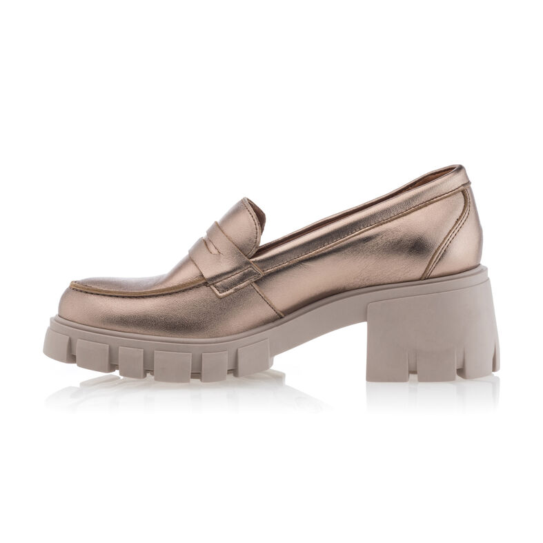 Mocasines/zapatos náuticos amarillos para mujer