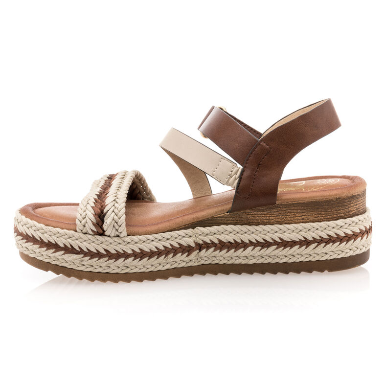 Sandalias marrones para mujer / Zapatos de punta abierta