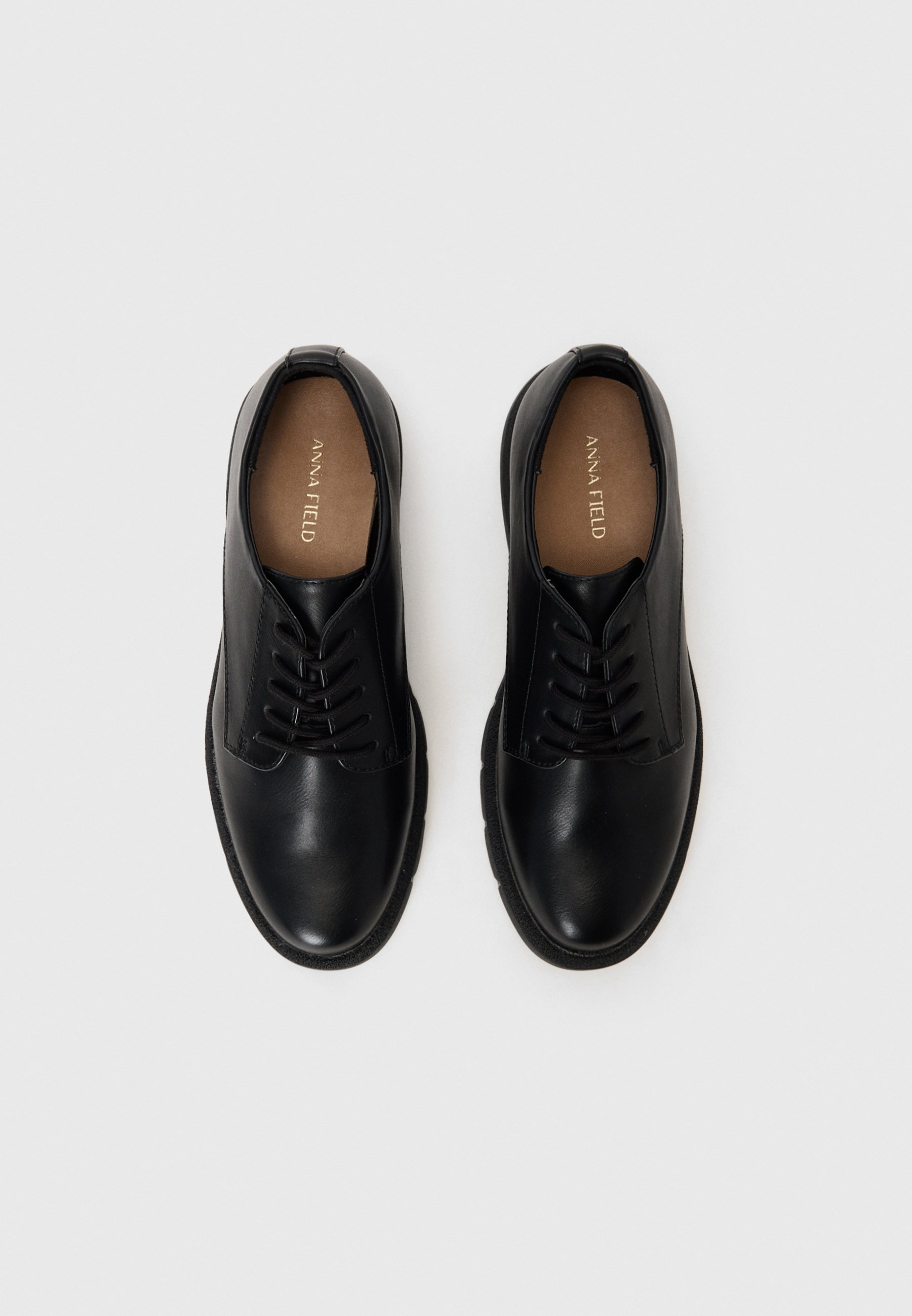 Anna Field Wide Fit Smart veterschoenen - zwart