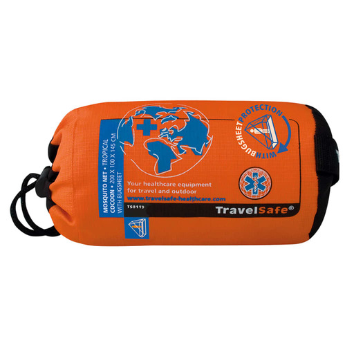 Travelsafe Mosquitera Tropikalny trójkątny kokon 1 Persona