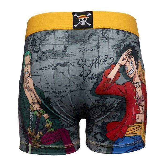 One Piece Zorro Luffy Mikrofiber Boxershorts för Pojkar FREEGUN