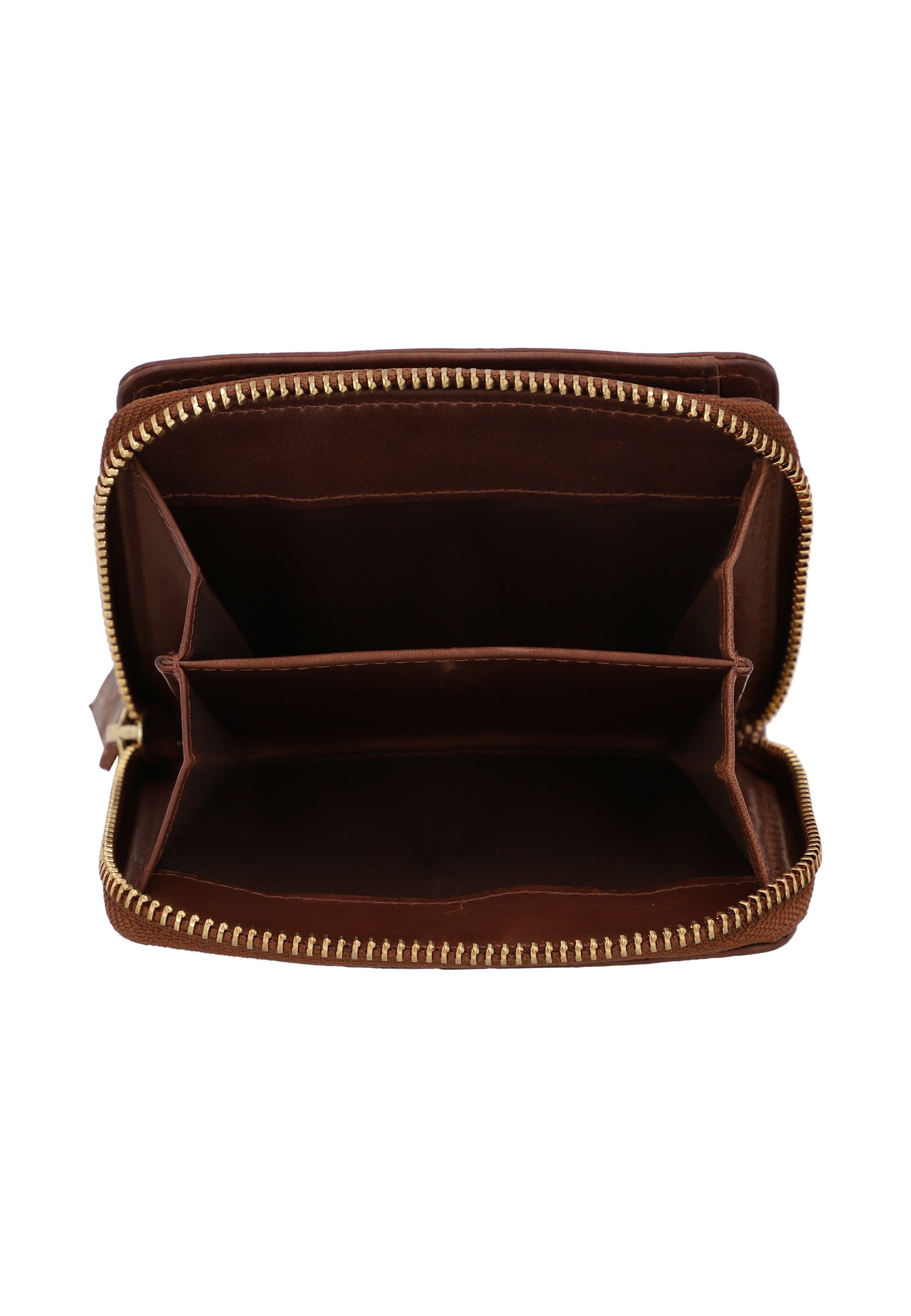 Gusti Leather MONIKA - Portemonnee - donkerbruin