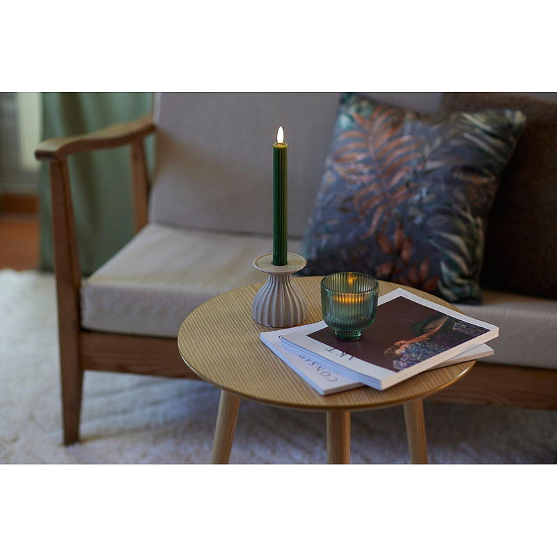 Vela de corona/cubo de 9x10 cm para candelabro de hogar.