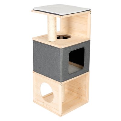 Casă cubistă pentru pisici
