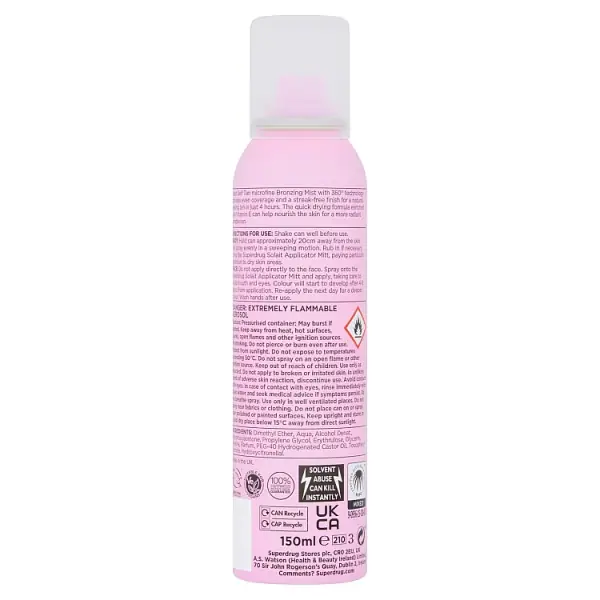 Solait samoopalovací sprej střední 150ml