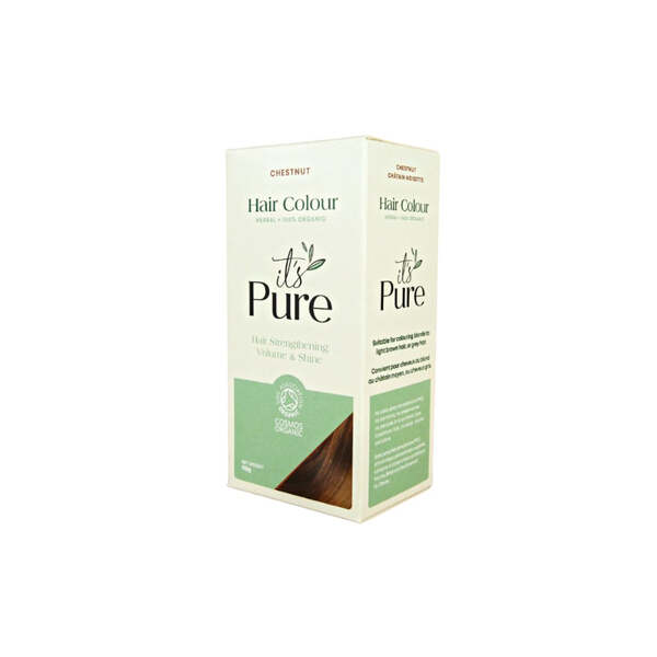 It's Pure Chestnut 100 % økologisk naturlig hårfarge 110 g