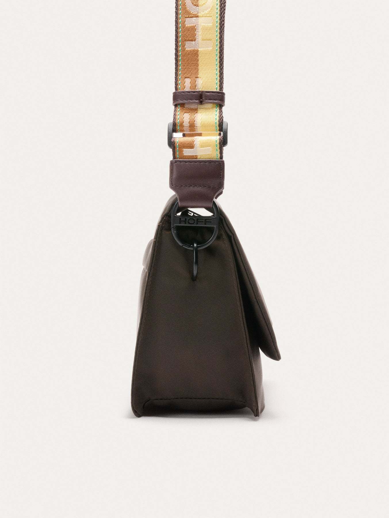 BANDOLERA NYLON GALLERY MARRÓN CHOCOLATE