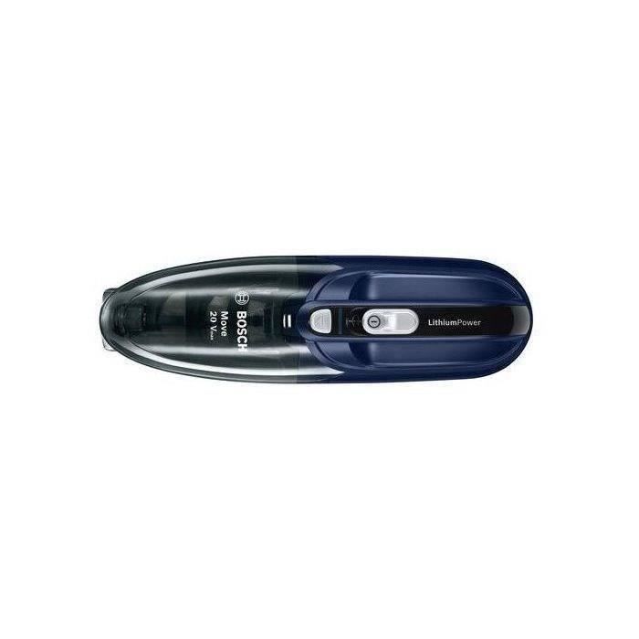 Aspirateur à main BOSCH BHN20L - 20V - Autonomie 45 min - Batterie Lithium-Ion - 2 vitesses - Bac de poussière 400 ml