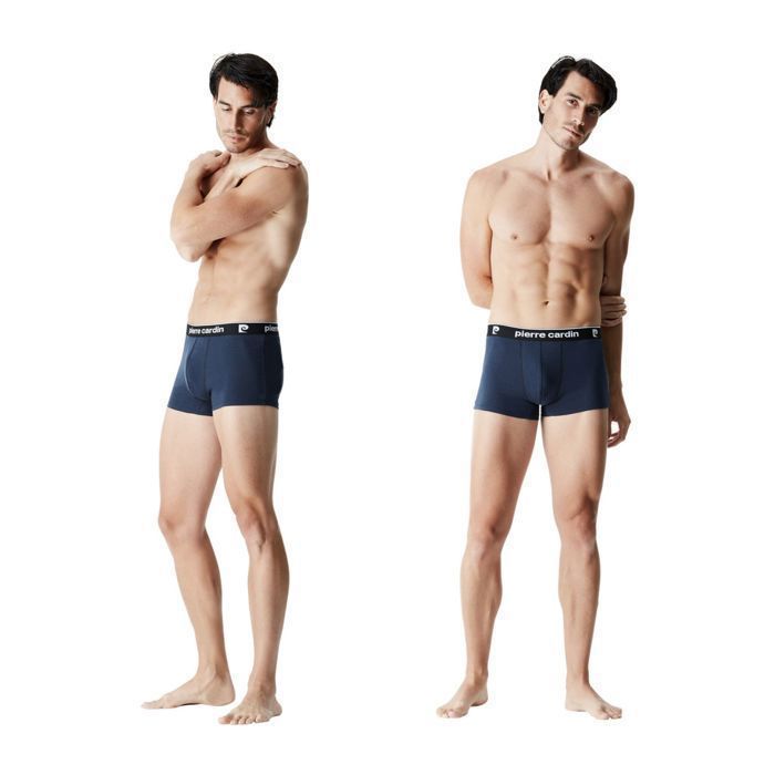 Calzoncillos bóxer Pierrecardin para hombre - Negros (Paquete de 4)