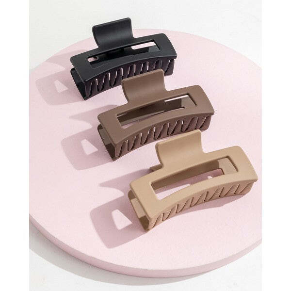Klasické sponky Brushworks Claw Clips - 3 kusy