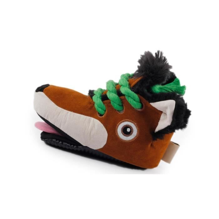 All For Paws Dog Rocking Toy - Doggies Fuchs Model 3434 - Red and Brown Plush