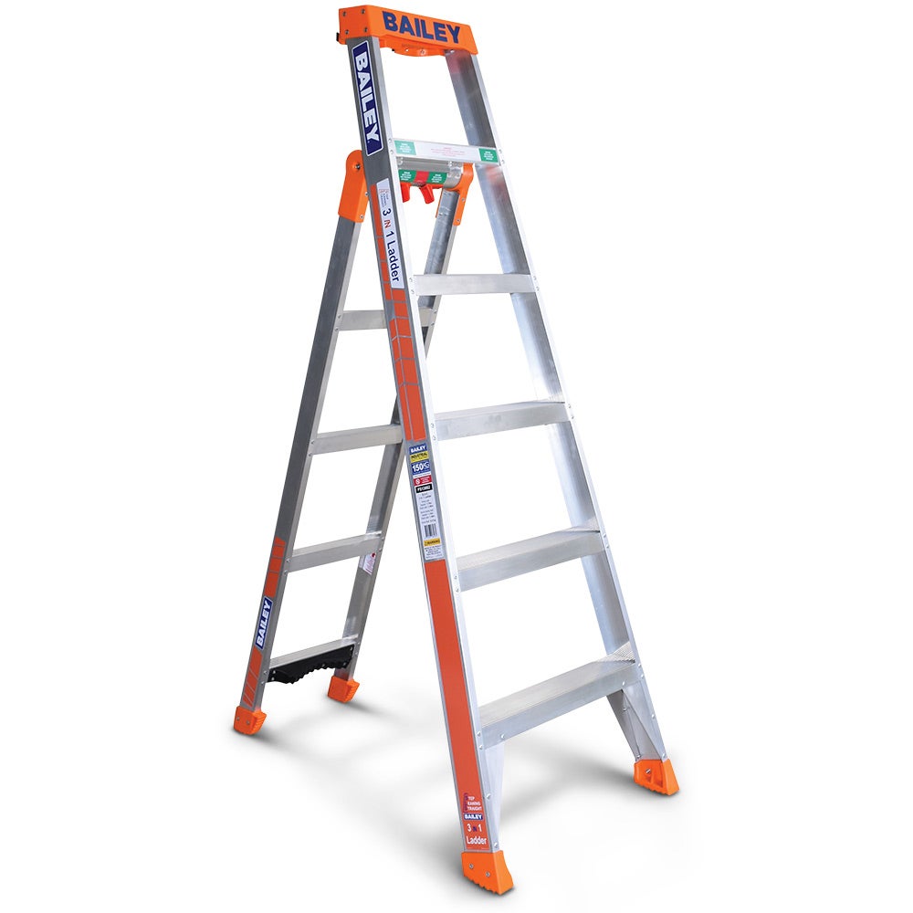 Scară triplă BAILEY SLS 1,8 m, 3 în 1, 150 kg, 6 buc FS13862